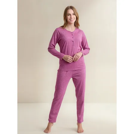 Beckil Cod 1766 Pijama Algodón Jersey Mélange
