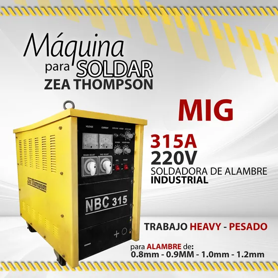 Maquina Para Soldar Amarilla Nbc 315 Microwire / 000009782