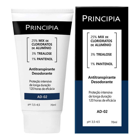 Antitranspirante Desodorante Principia Ad-02 Fragrância Não Antitranspirante Desodorante Principia Ad-02 Fragrância Não