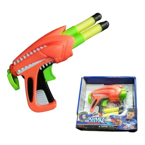  Set Juguete Pistola Tipo Nerf 3 Balines + 24 Dardos Niño 