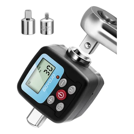 Torquimetro Digital Pantalla Llave Torque 1/2 1/4 3/8 20kg