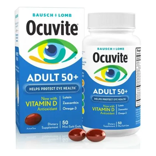 Ocuvite Adultos 50+ Luteina Y Zeaxantina 50 Cap Eye Health