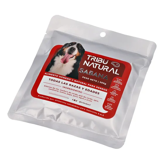 Tribu natural de la sabana alimento cocido para perro 300 g