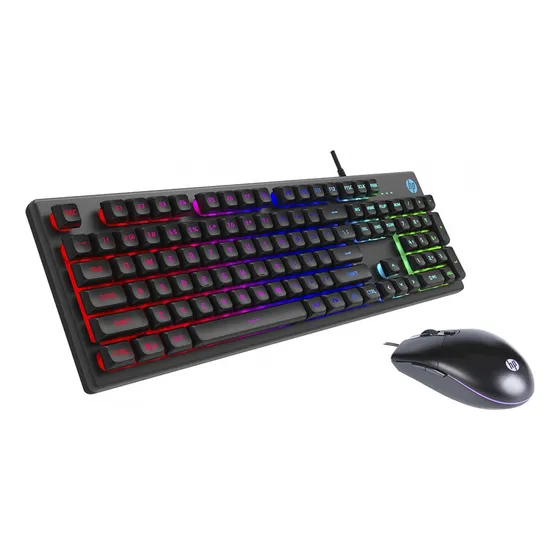 Combo Gamer De Mouse Y Teclado Rgb Hp Km300f