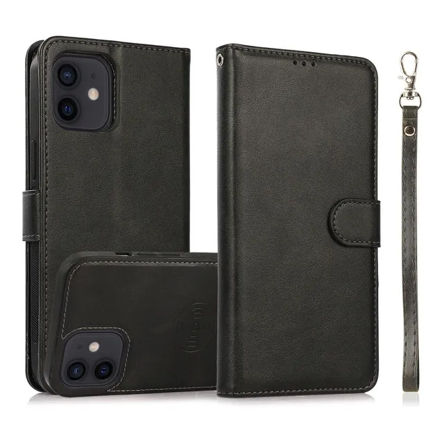 Estuche Funda Wallet Billetera Cuero Para iPhone X 11 12 13 14 15 16 17