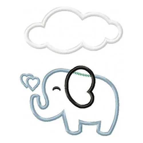 Matriz Bordado Znb5304 Elefante