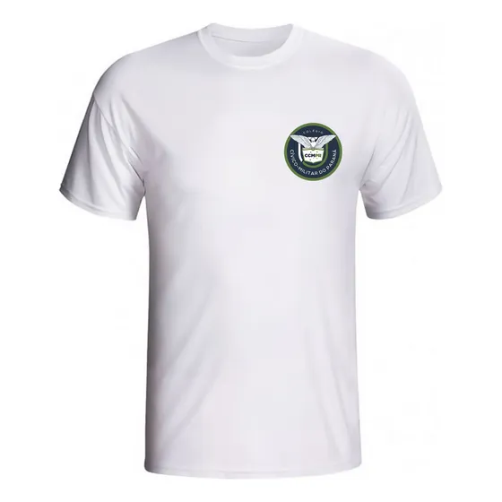 Kit 3 Camiseta Uniforme Colégio Cívico Militar Pr Malha Pv 