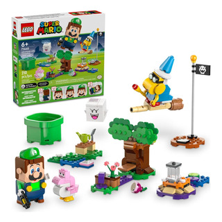 Lego Super Mario Jardín Envenenado Con Luigi Y 4 Figuras Lego Super Mario Jardín Envenenado Con Luigi Y 4 Figuras