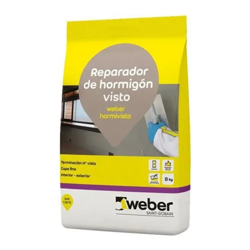 Weber Hormivisto 10 Kg Reparador De Homigon Visto