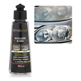 Revitalizador De Farol Batom Black Limpa Farol 50ml Revitalizador De Farol Batom Black Limpa Farol 50ml