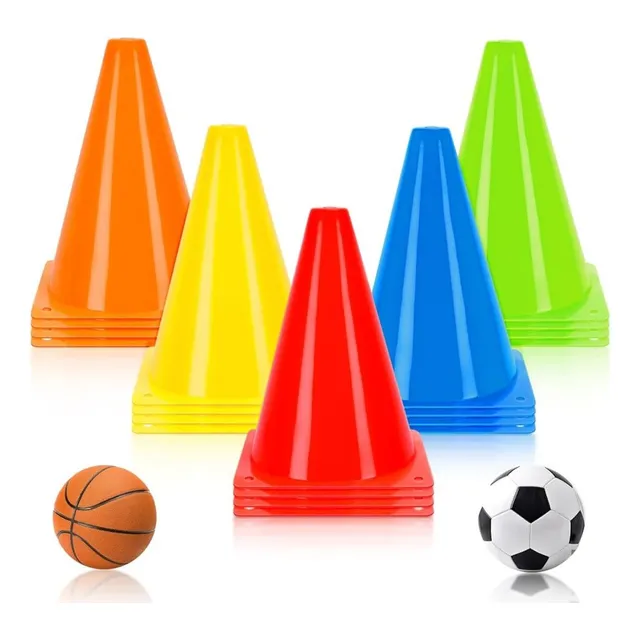 Conos 18cm Deportivos De Entrenamiento Fútbol Agilidad Color