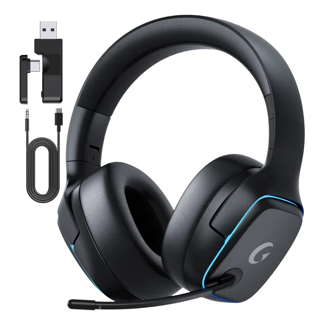 Auriculares Inalámbricos Para Juegos De 2.4 Ghz Captain 780 Negro