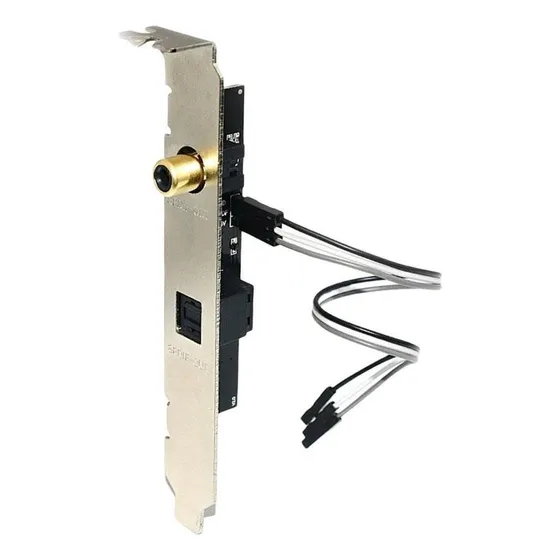 . Placa De Som Digital Coaxial De Fibra Óptica,