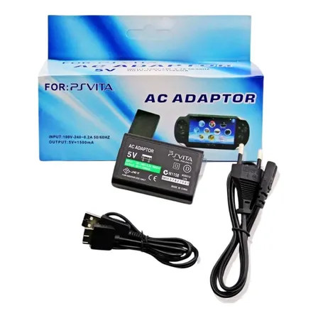 Cargador Compatible Con Ps Vita Incluye Cable De Datos