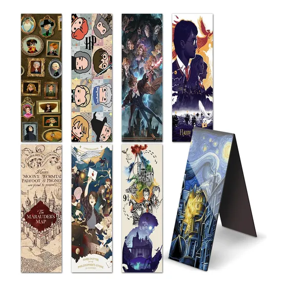 Marcador De Página Magnético Livro Caderno Harry Potter 8uni