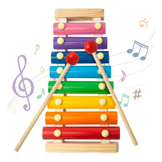Xilófono Juguete Musical Para Niños Marimba Piano Didáctico