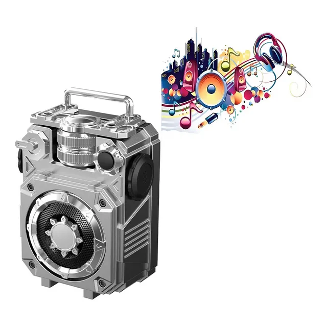 Altavoces Bluetooth Geniales Al Estilo Mech,bocina Bluetooth