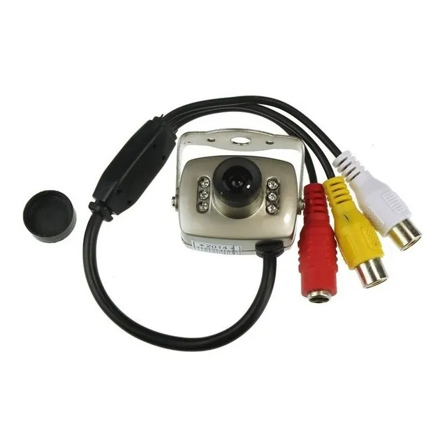 Mini Camara De Seguridad Pinhole 4 Led Cctv Camara Espia