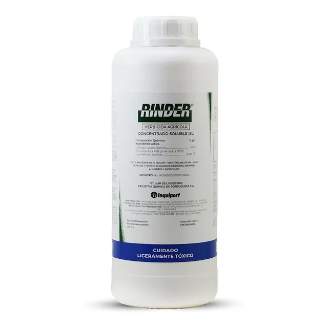 Glifosato Rinder Herbicida De Uso Agricola X 1 L Imquiport