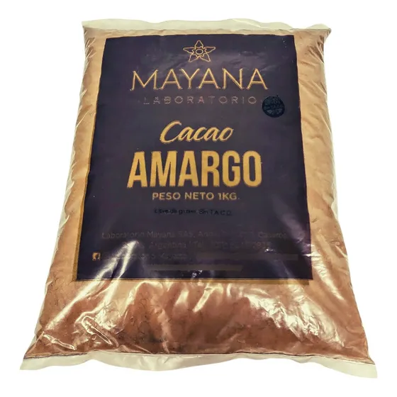 Cacao Amargo X 1kg Mayana Sin Tacc