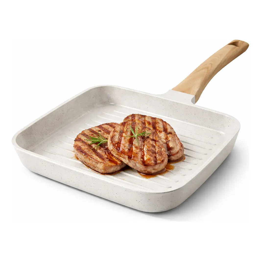 Frigideira Grill Antiaderente Ceramica