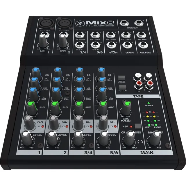Mackie Mix8 Consola Mezcladora Compacta 8 Canales *yulmar*