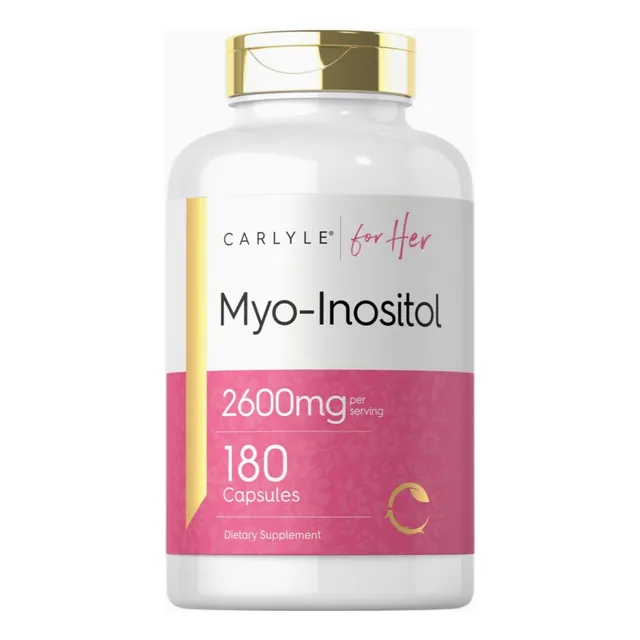 Myo-inositol Carlyle 2,600 Mg 180 Cápsulas Sin Omg Sin Glute