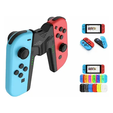Carregador Punho Para Nintendo Switch Joy-con Controle