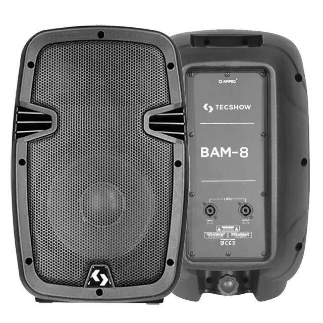 Bafle Pasivo Ampro Bam 8 Tecshow 8'' 100w Inyectado 2 Vias