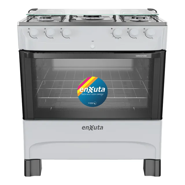 Cocina Supergas 5 Hornallas Blanca Con Termocupla Enxuta