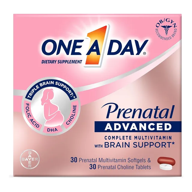 Suplemento Prenatal: Colina, Dha, Ácido Fólico, Hierro - 60u