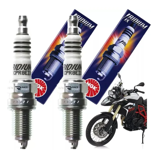 Jogo 2 Velas Ignição Iridium Ngk Bmw F800 800 Gs 2007 A 2018