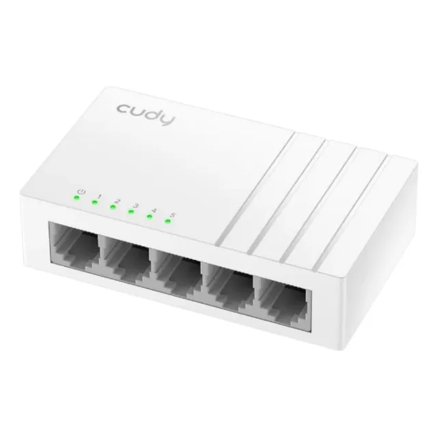 Switch Cudy 10/100 Mbps 5 Puertos Blanco
