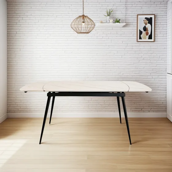 Mesa Comedor Extensible Coral Neolith 120 Cms Rectangular