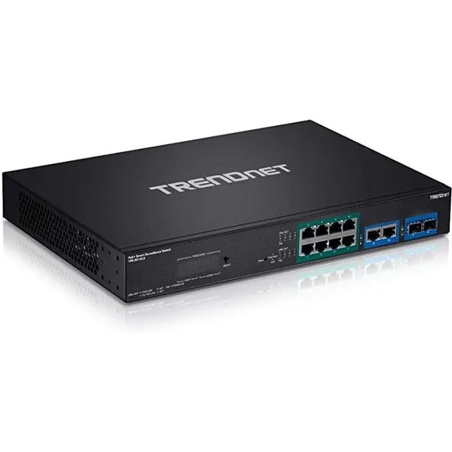 Trendnet 12-puerto Del Switch Vigilancia Smart  Poe Gigabit