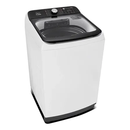 Lavadora De Roupas 15kg Branca Midea Wave Agitador Branco