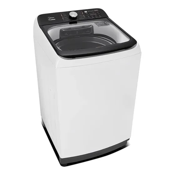Lavadora De Roupas 15kg Branca Midea Wave Agitador Branco