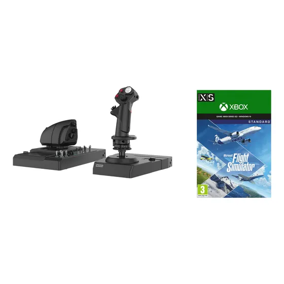 Hori Controlador De Voo  + Flight Simulator Para Xbox E Pc