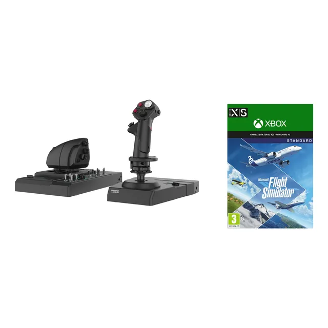 Hori Controlador De Voo  + Flight Simulator Para Xbox E Pc