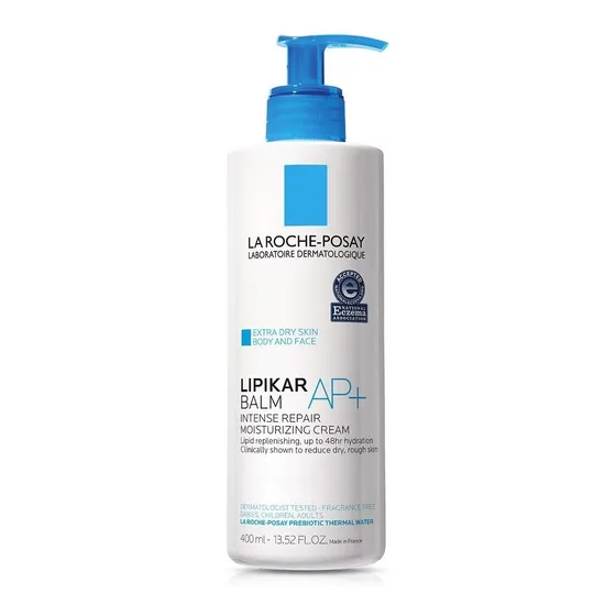 Crema Corporal Piel Extra Seca Lipikar Bálsamo Ap+ 400ml.