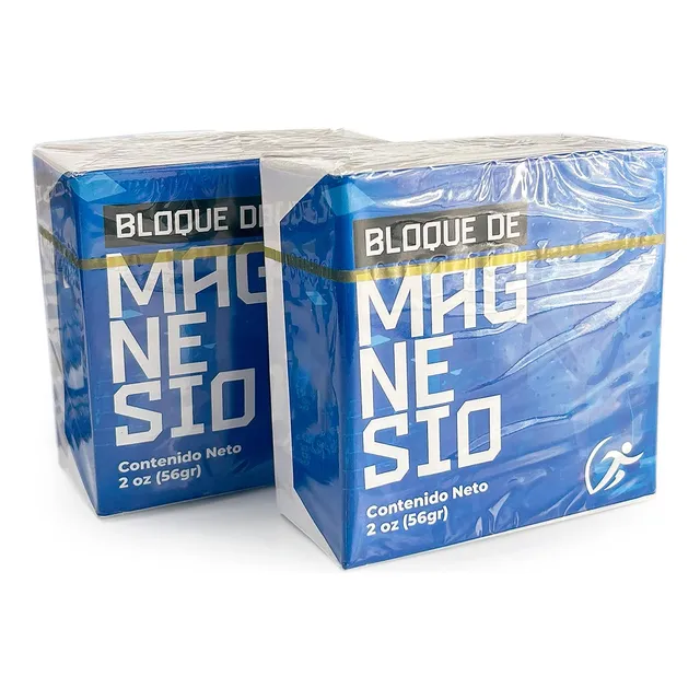 Bloque Magnesio Magnesia Chalk Crossfit  Gimnasia - Pack 2
