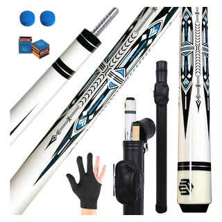 Taco De Billar Snooker Desarmable Profesional 147 Cm + Funda Taco De Billar Snooker Desarmable Profesional 147 Cm + Funda