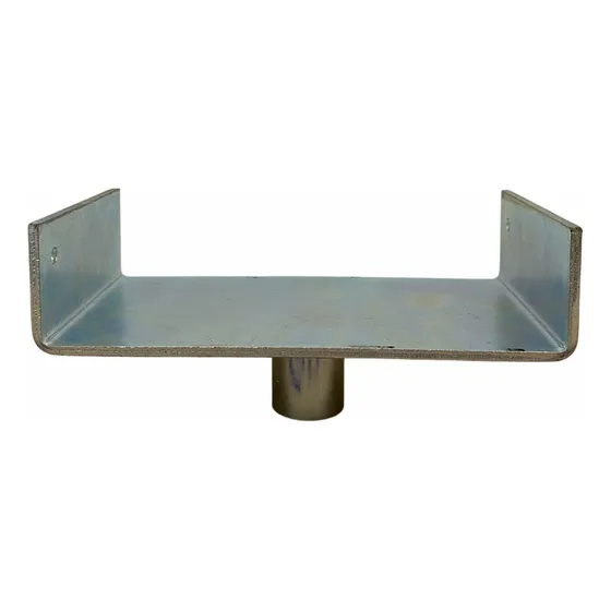 Kit 10 Forcado Duplo Sem Regulagem Galvanizado Para Escora
