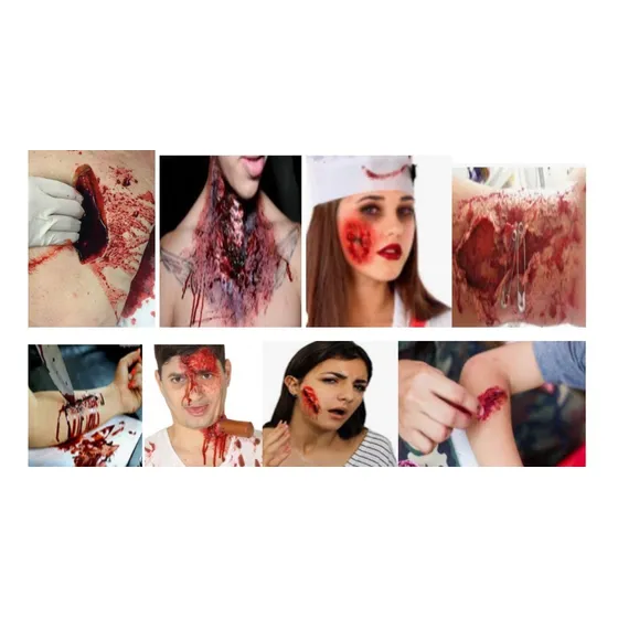 Kit Sangre, Látex Y Espesante Para Caracterizaciones