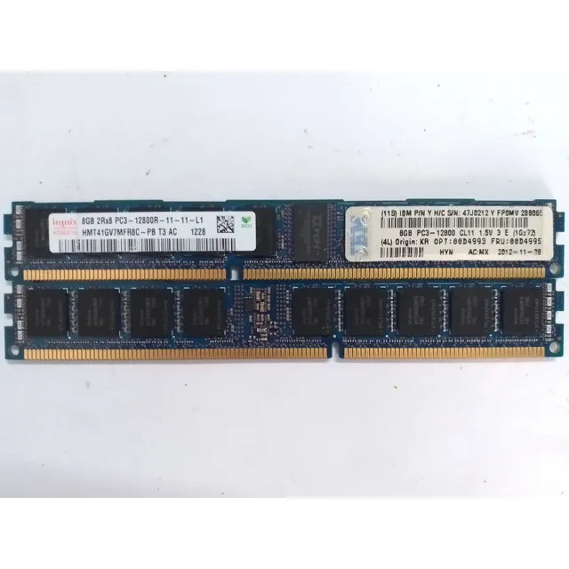 Memoria Ram Ddr3 8gb Bus 1600 Ecc Fru00d4995 Lenovo Servidor
