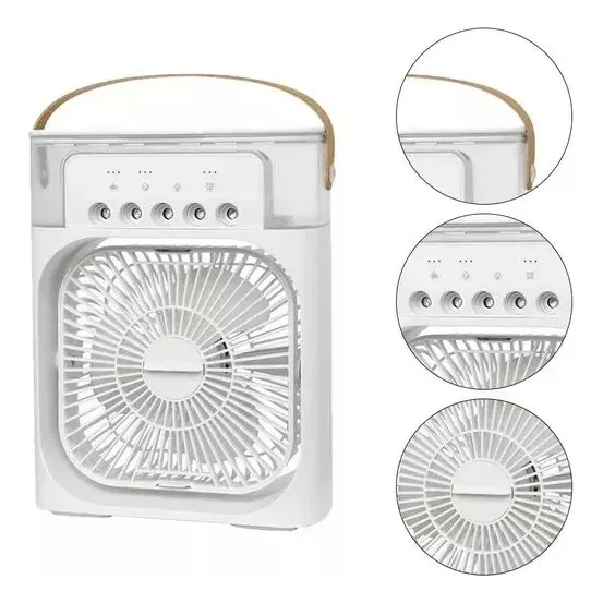 Mini Aire Acondicionado Ventilador 2 En 1 Enfriador Portatil