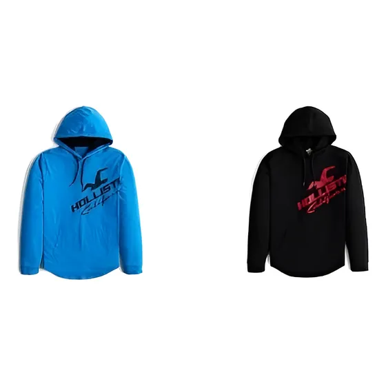 Franelas Hollister Para Hombres Manga Larga Con Capucha  