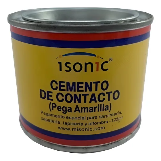 Pega De Zapato Amarilla De Contacto 125ml , Tapiceria