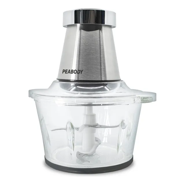 Picadora Peabody Con Doble Cuchilla Y Bowl De Vidrio PE-CP200IX
