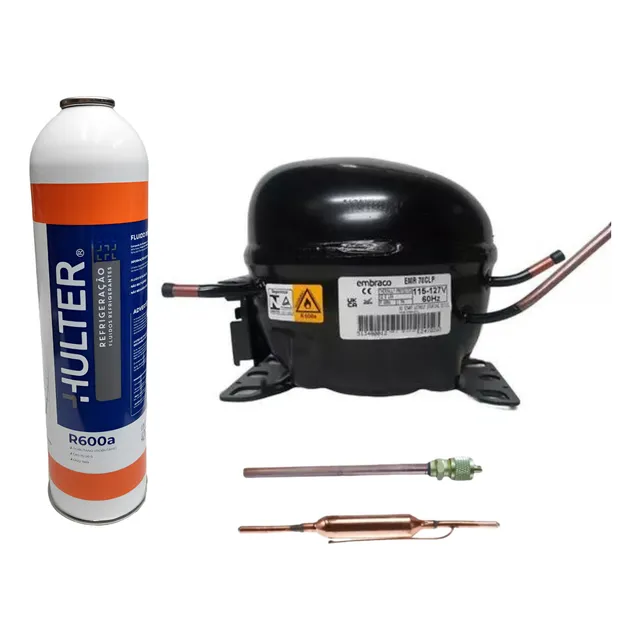 Compressor Embraco Emr70clp 1/5 Hp R600a Original Completo